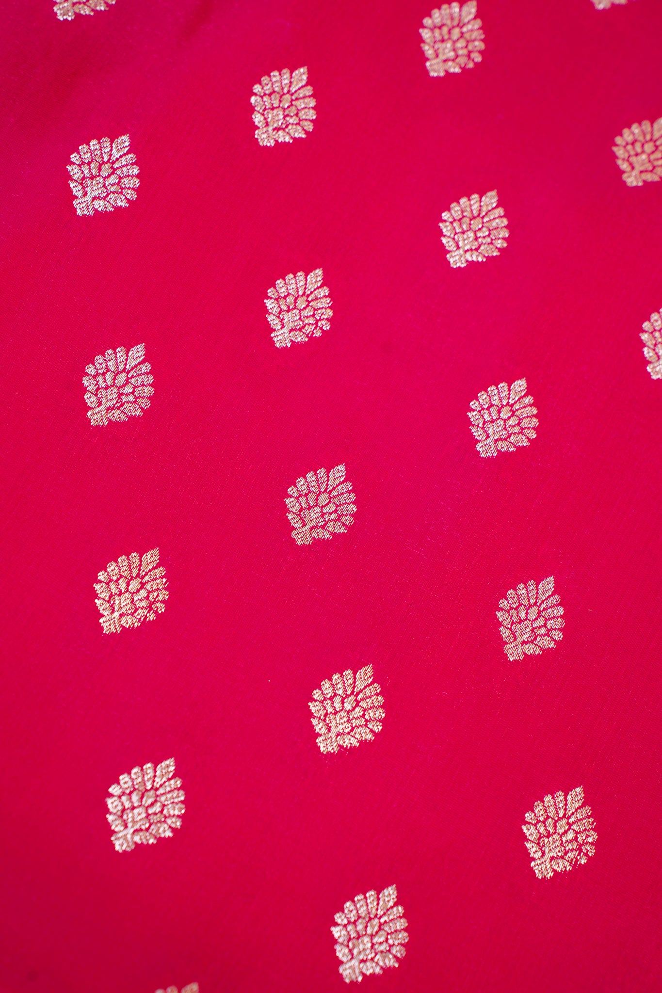 Rani Pink Banarasi Upada Satin Silk Saree