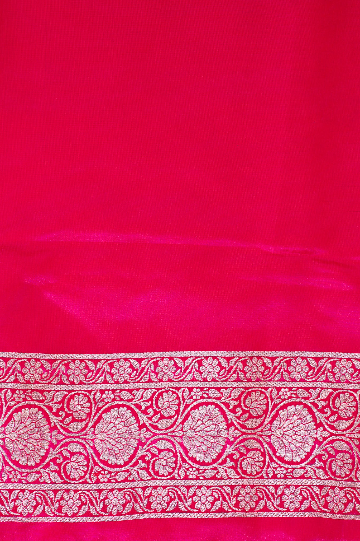Rani Pink Upada Satin Silk Saree