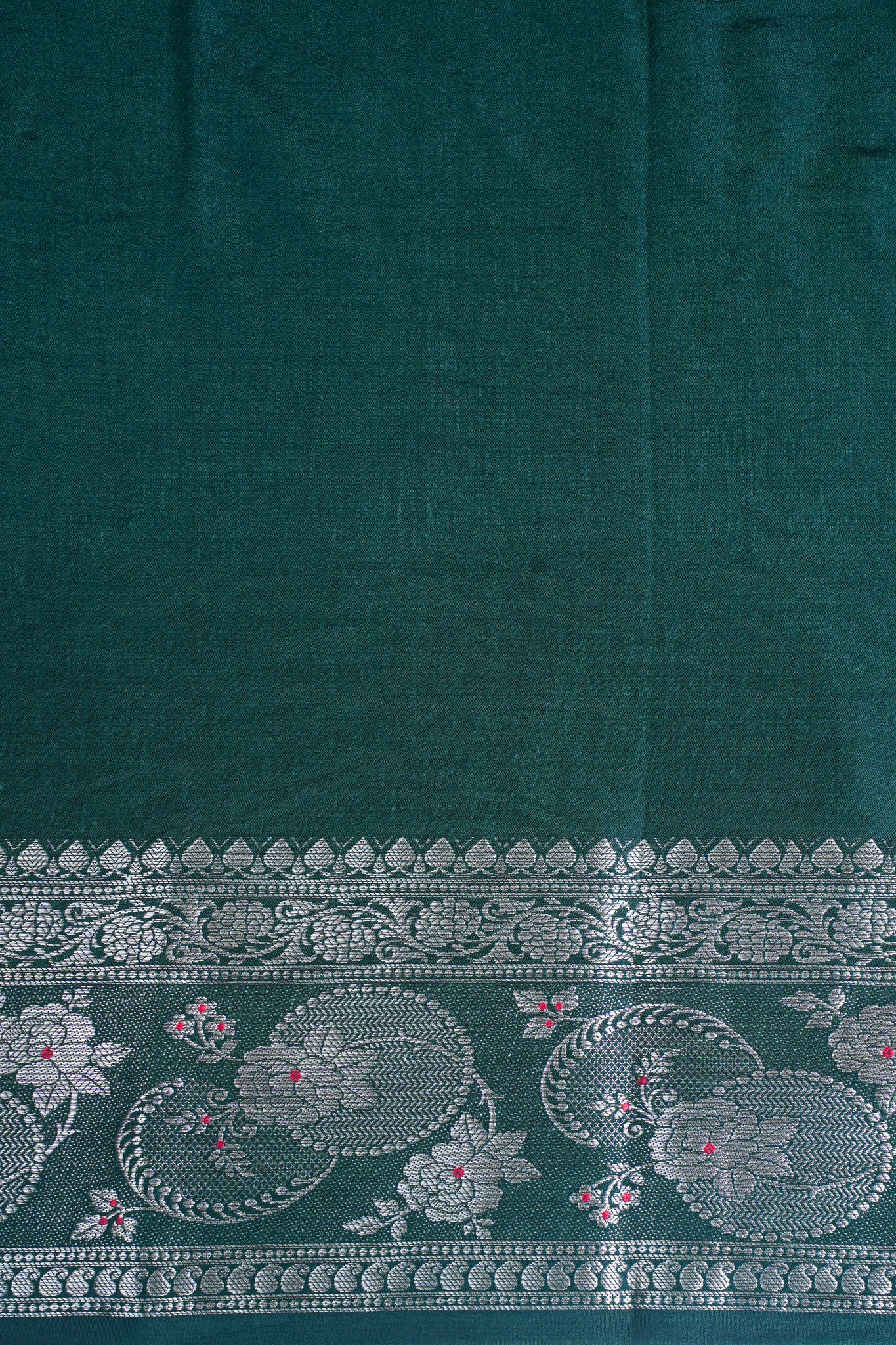 Rani Pink Handloom Banarasi Matka Silk Saree