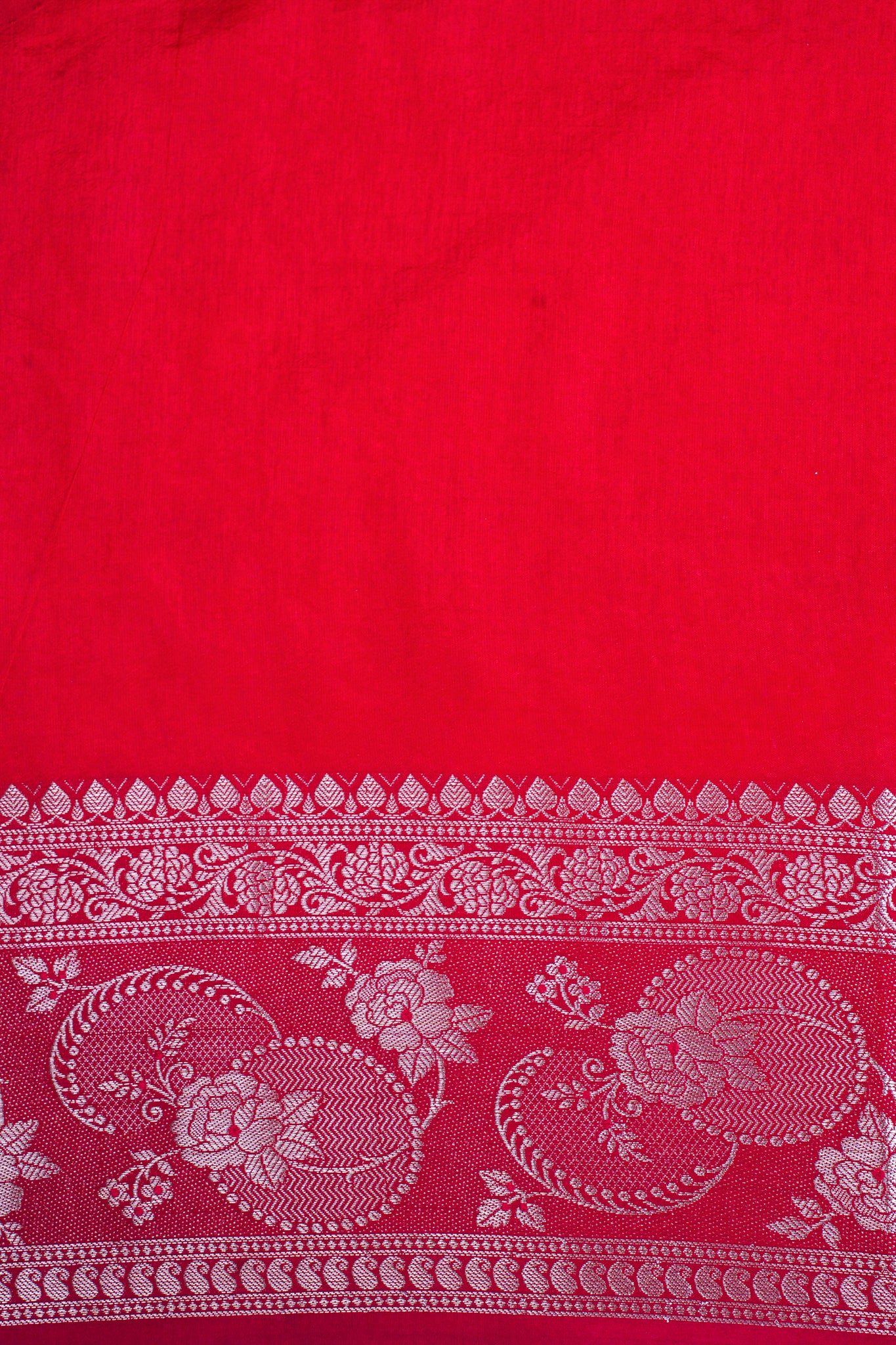 Orange Handloom Banarasi Matka Silk Saree