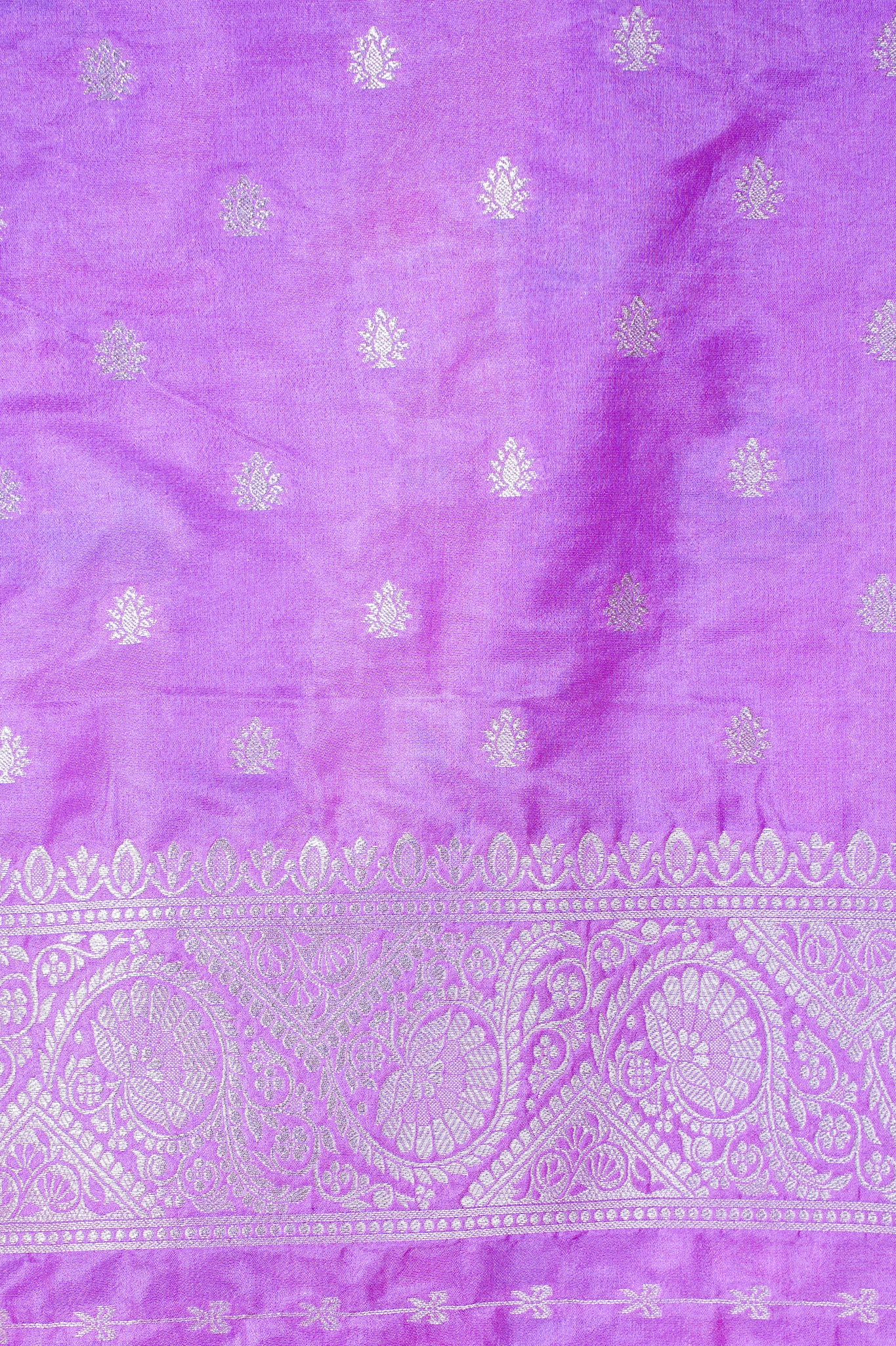 Purple Banarasi Minakari Jaal Saree