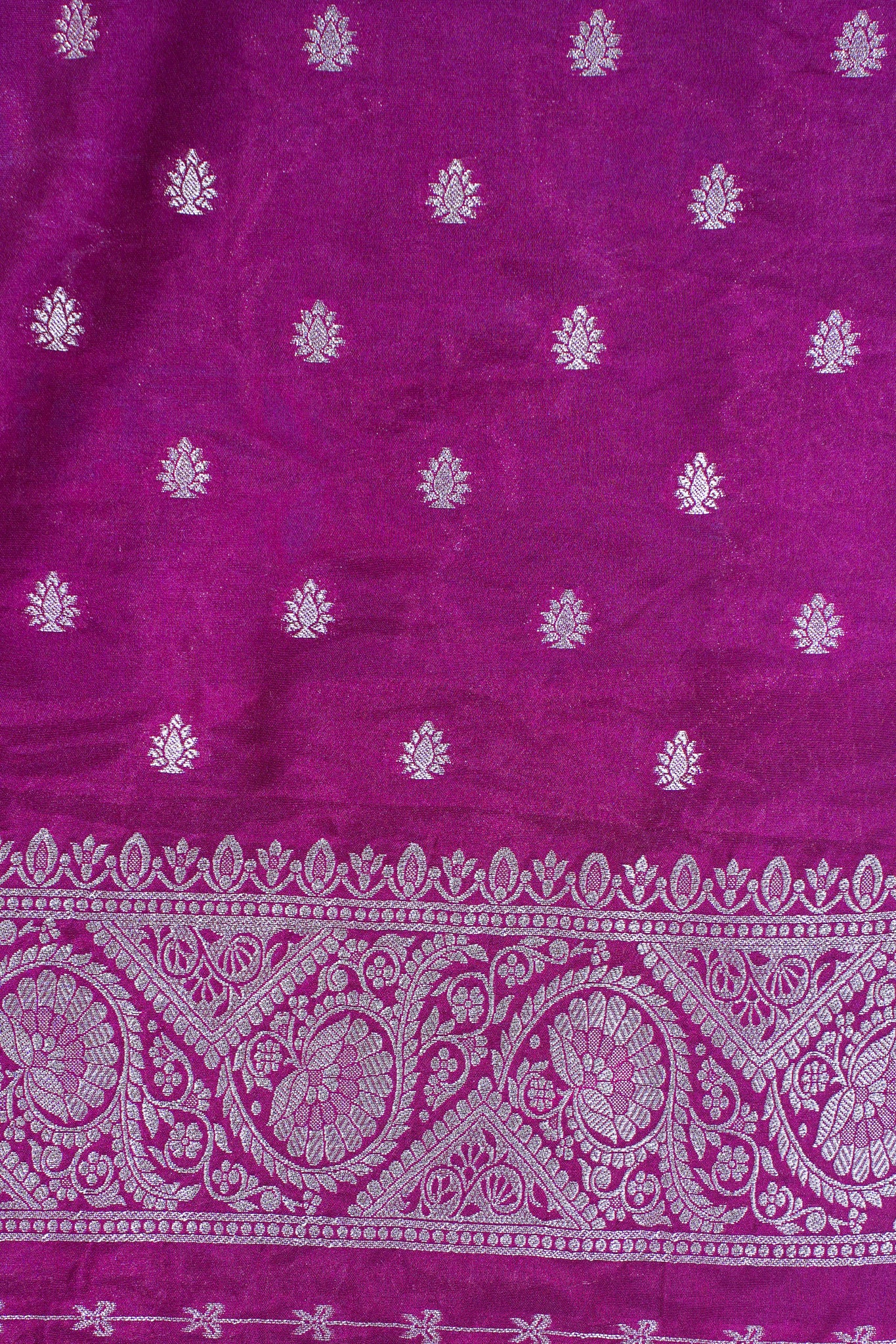 Wine Banarasi Minakari Jaal Saree