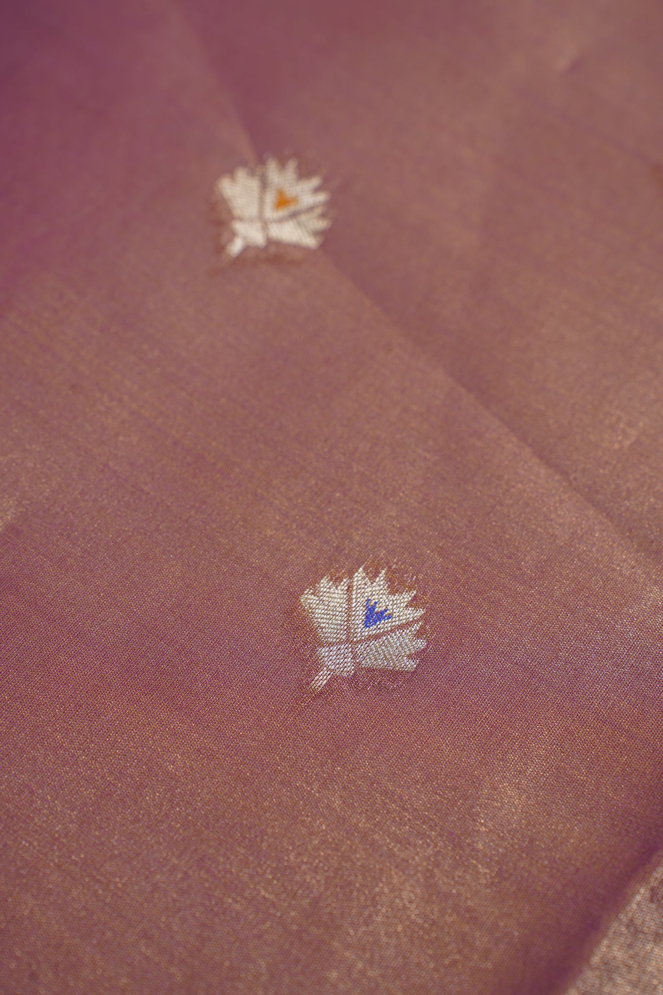 Wine Purple Paithani Minakari Tissue Silk Saree