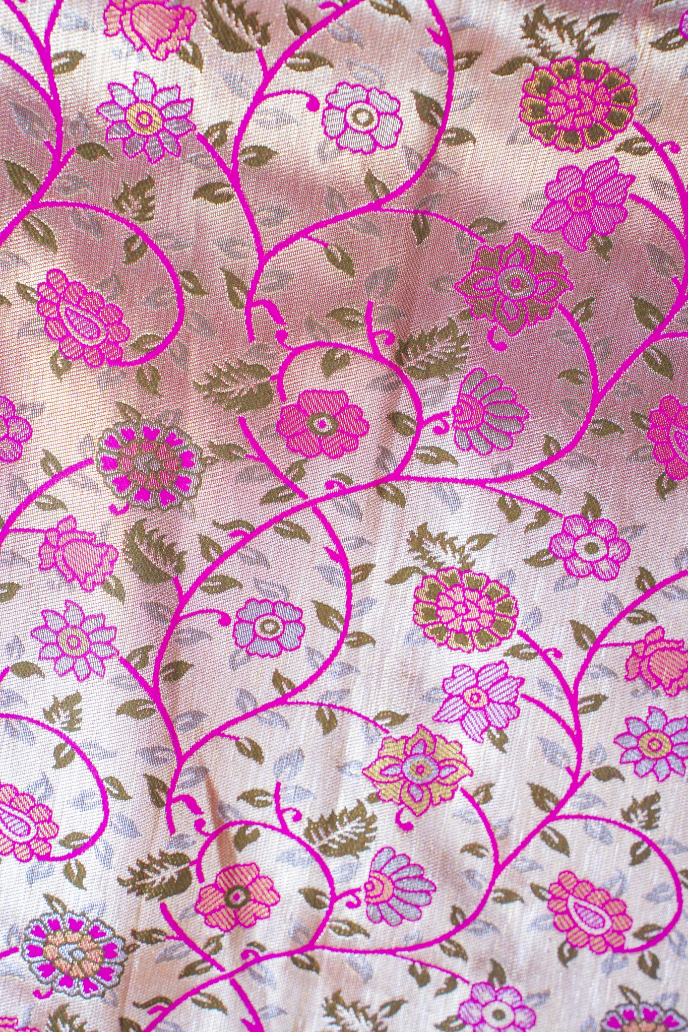 Royal Pink Khimkhab Catogary Banarasi Saree