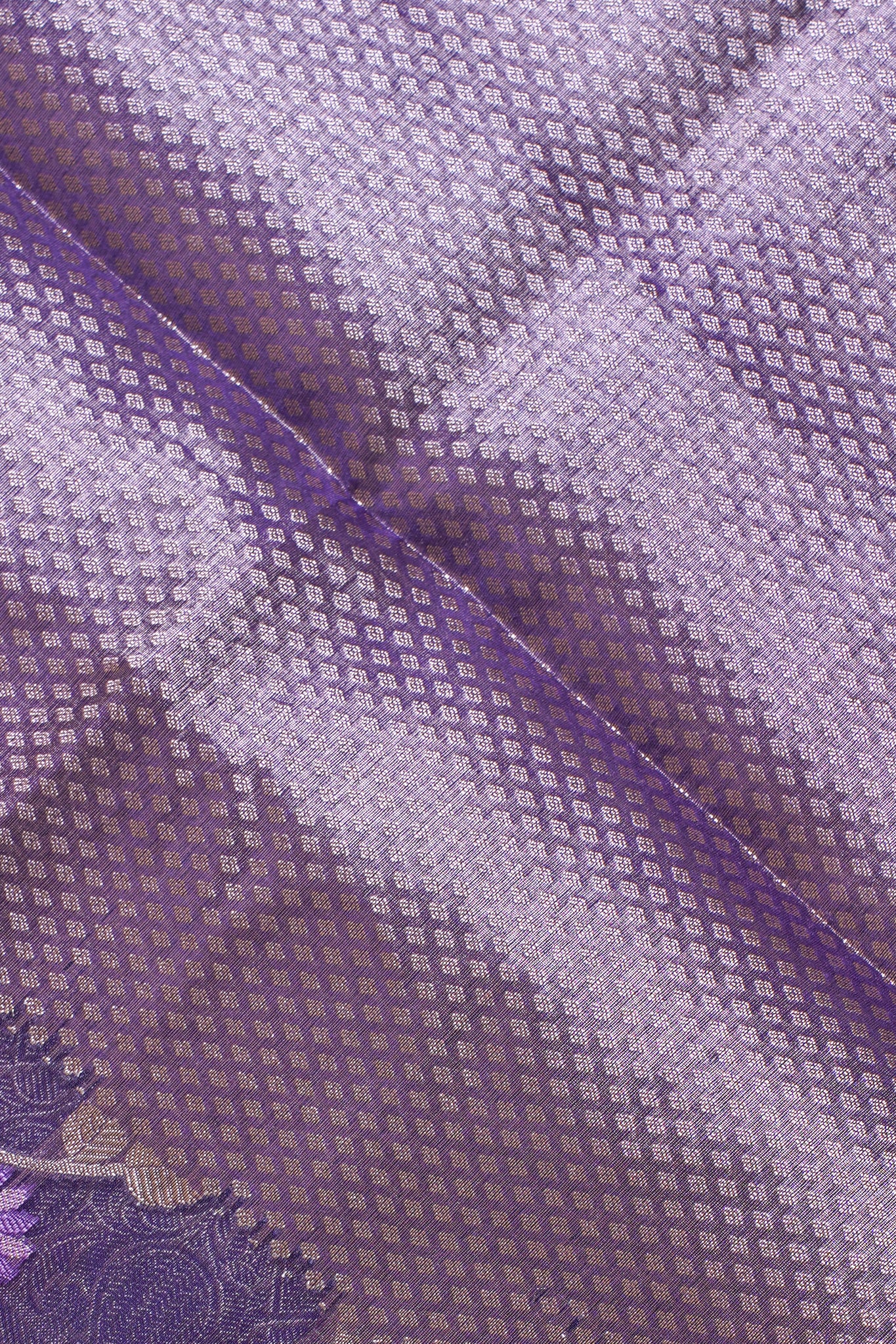 Purple Organza Banarasi Tilfi Minakari Jaal Saree