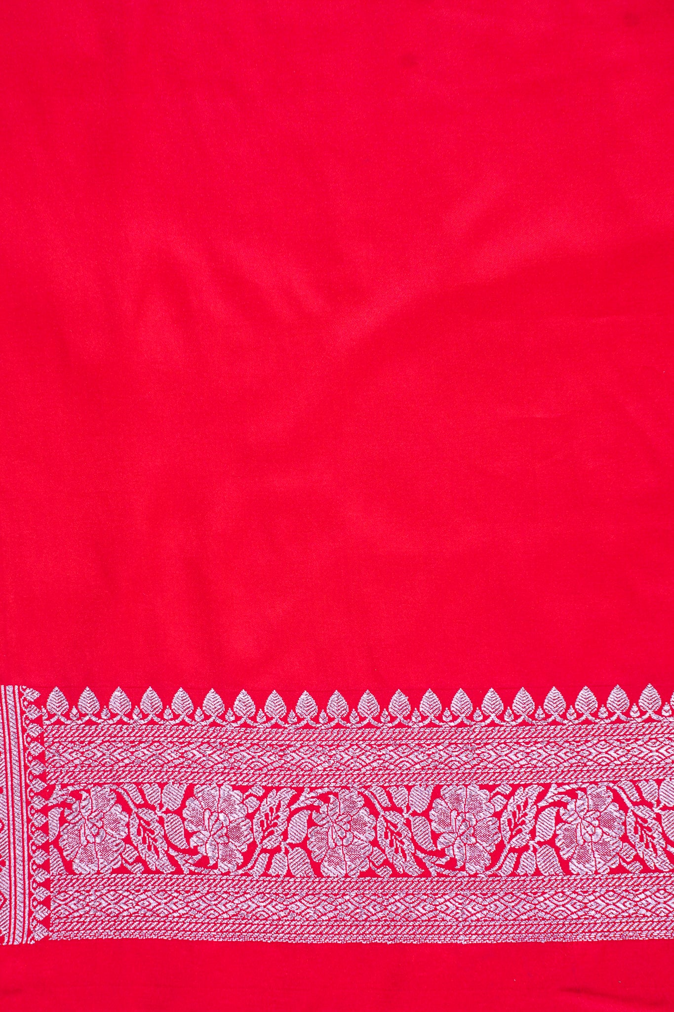 Rani RedBanarasi Mashru Katan Silk Saree