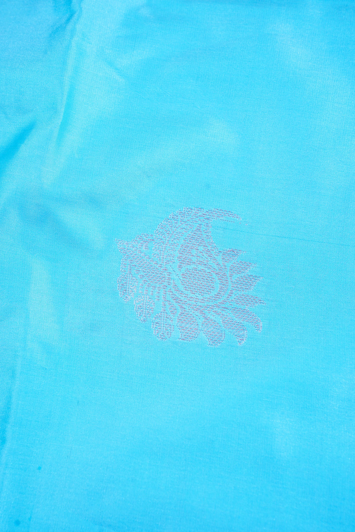 Sky Blue Banarasi Silk Saree with Buta Work