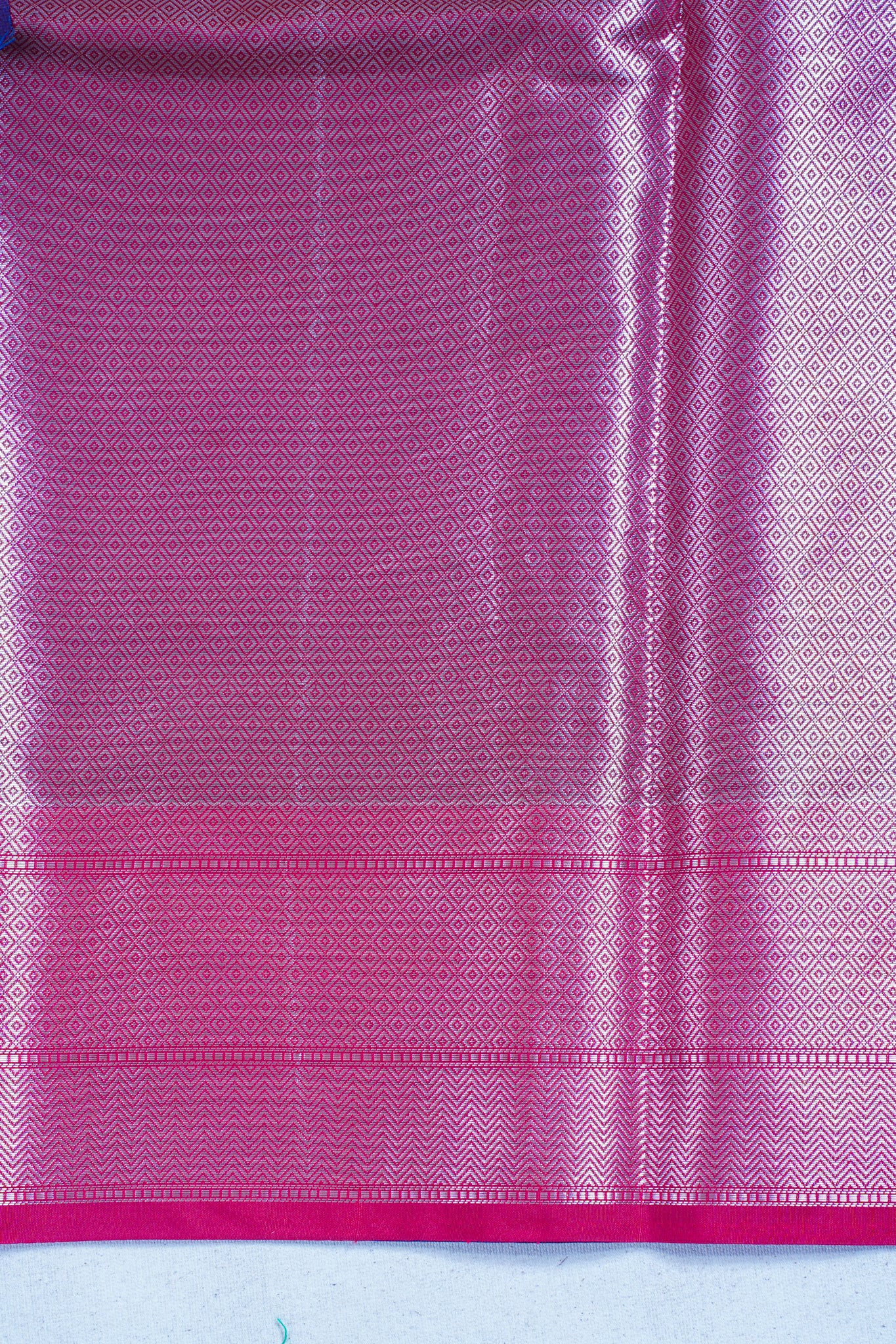 Sky Blue Banarasi Katan Alfi Jaal Saree