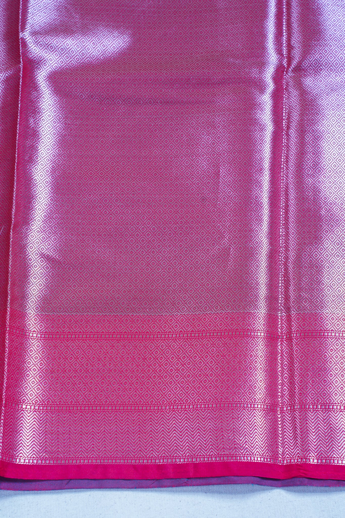 Teal Blue Banarasi Katan Alfi Jaal Saree