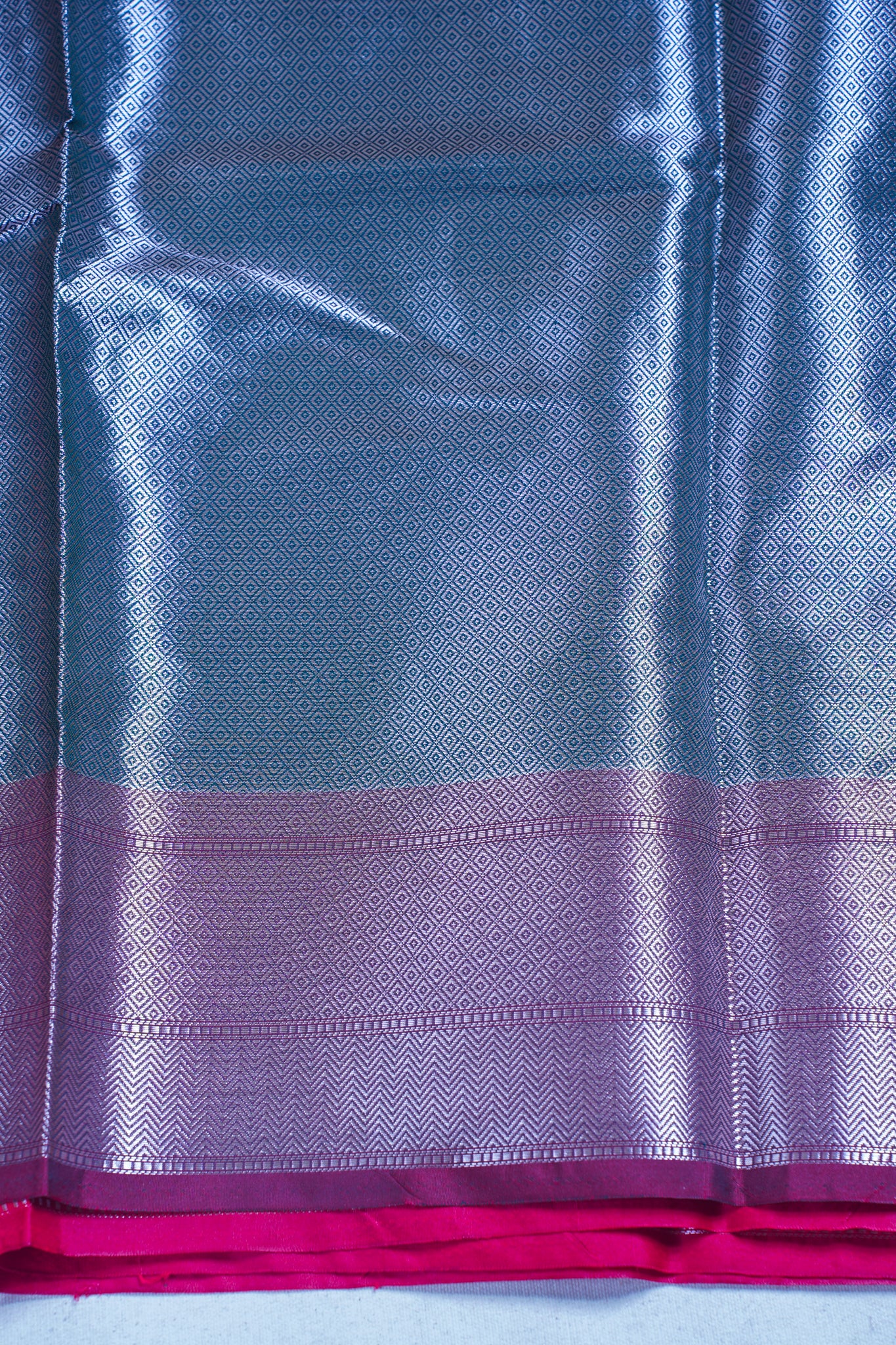 Red Banarasi Katan Alfi Jaal Saree