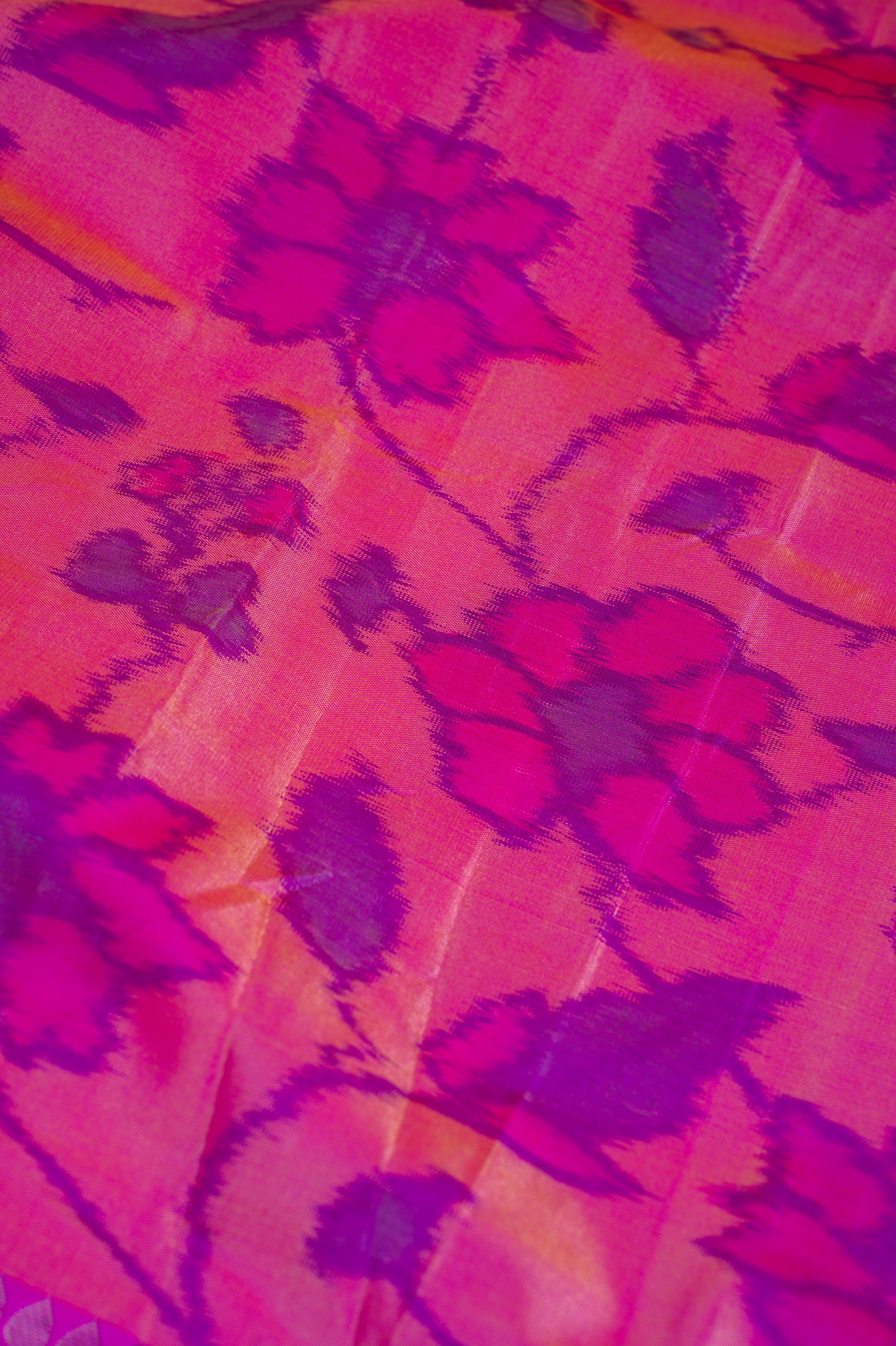Peach Banarasi Pothampalli Saree