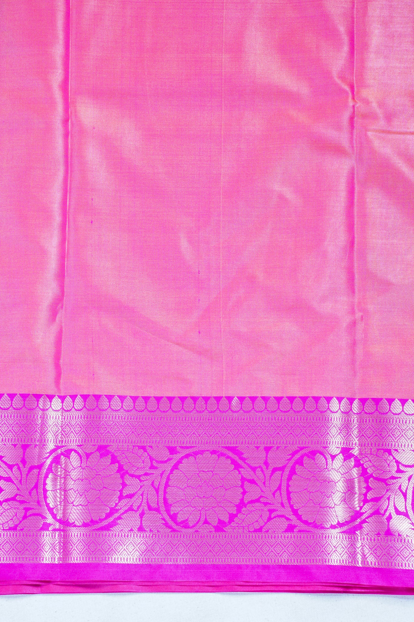 Orange Banarasi Pothampalli Saree