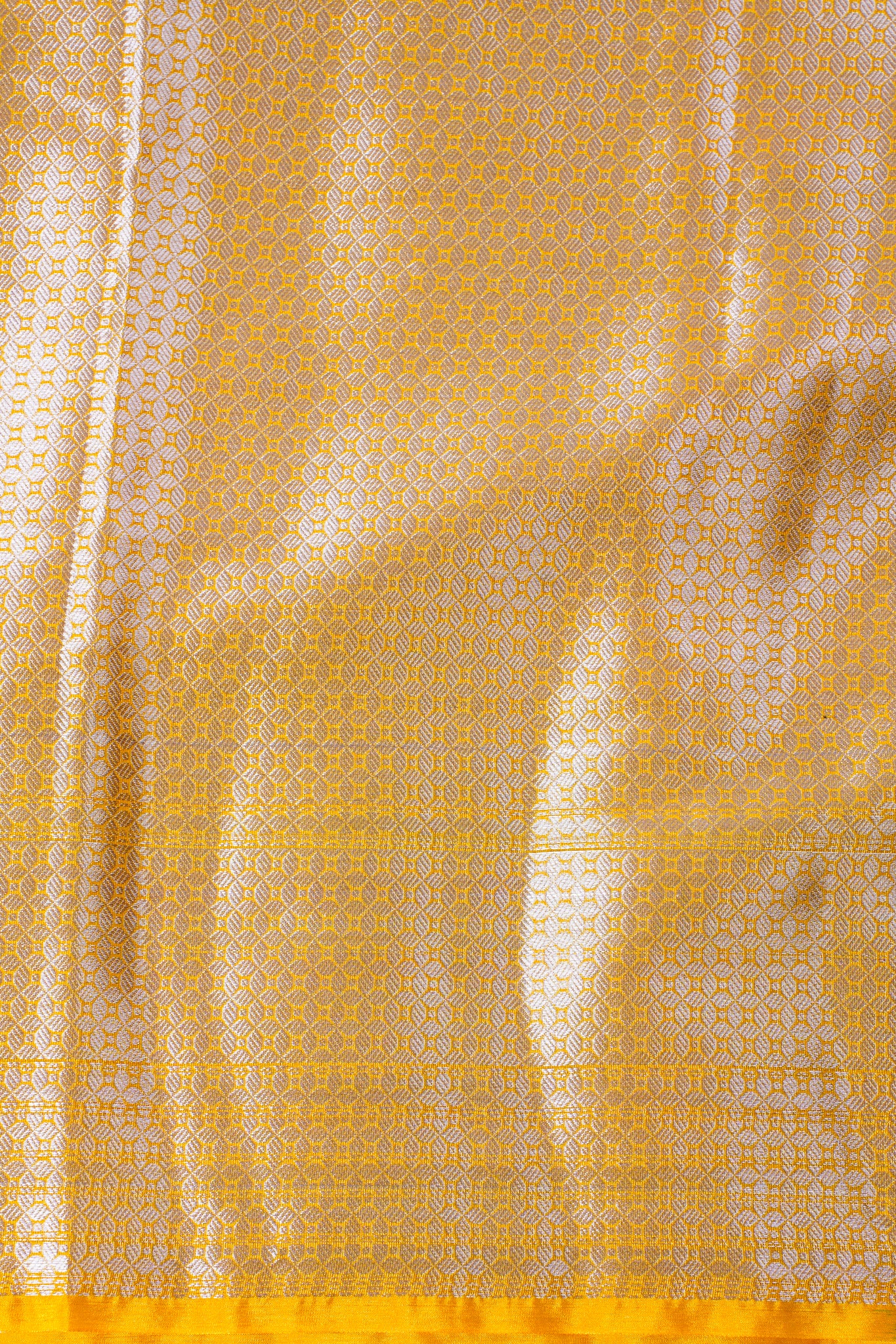 Sunshine Yellow Warm Silk Banarasi Minakari Buta Saree