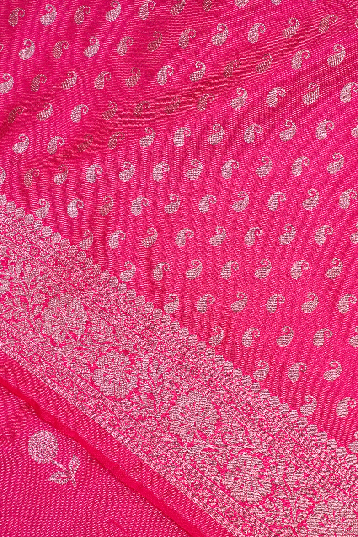 Pink Tissue Silk Saree