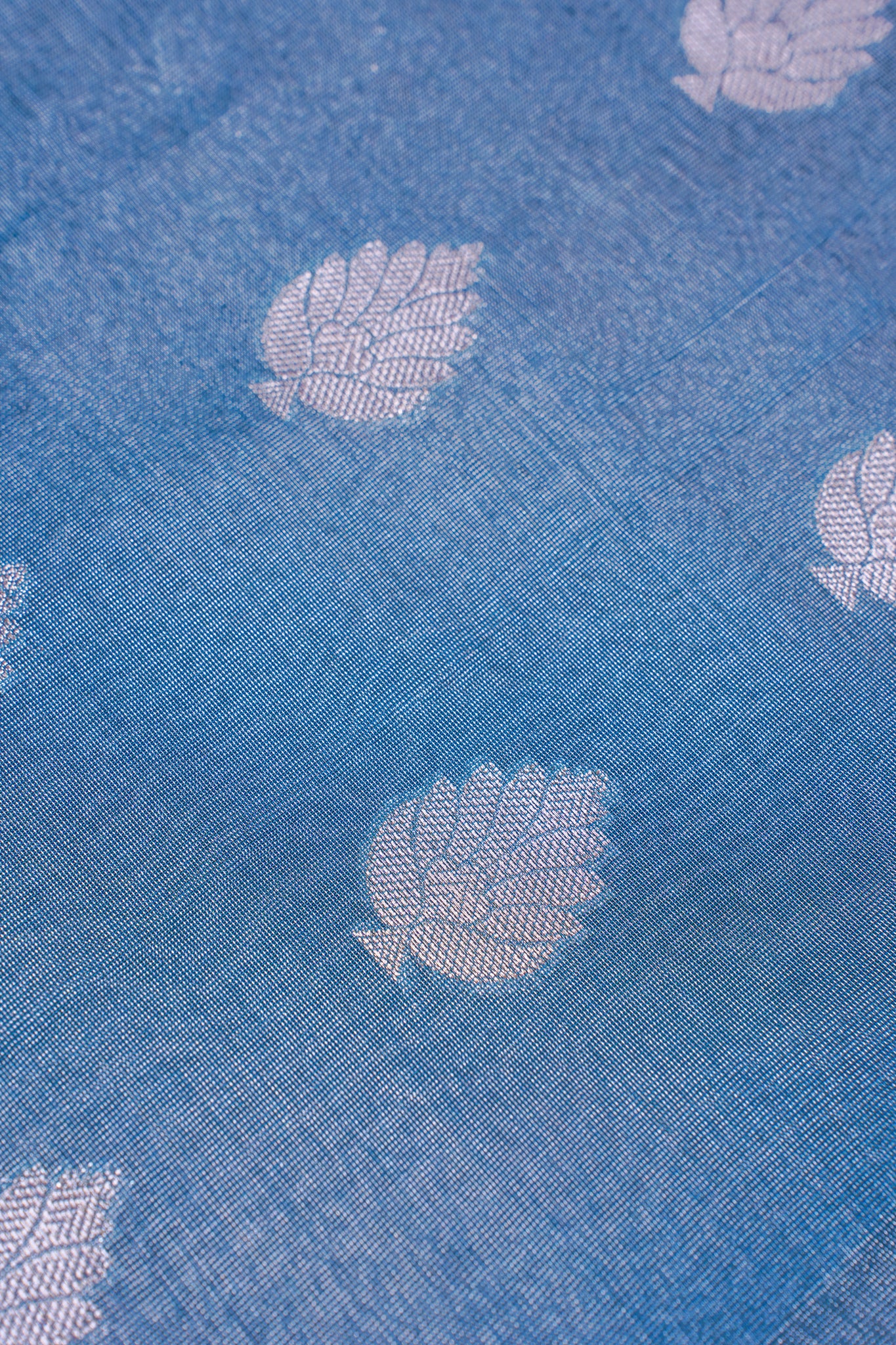 Blue Tissue Silk Saree