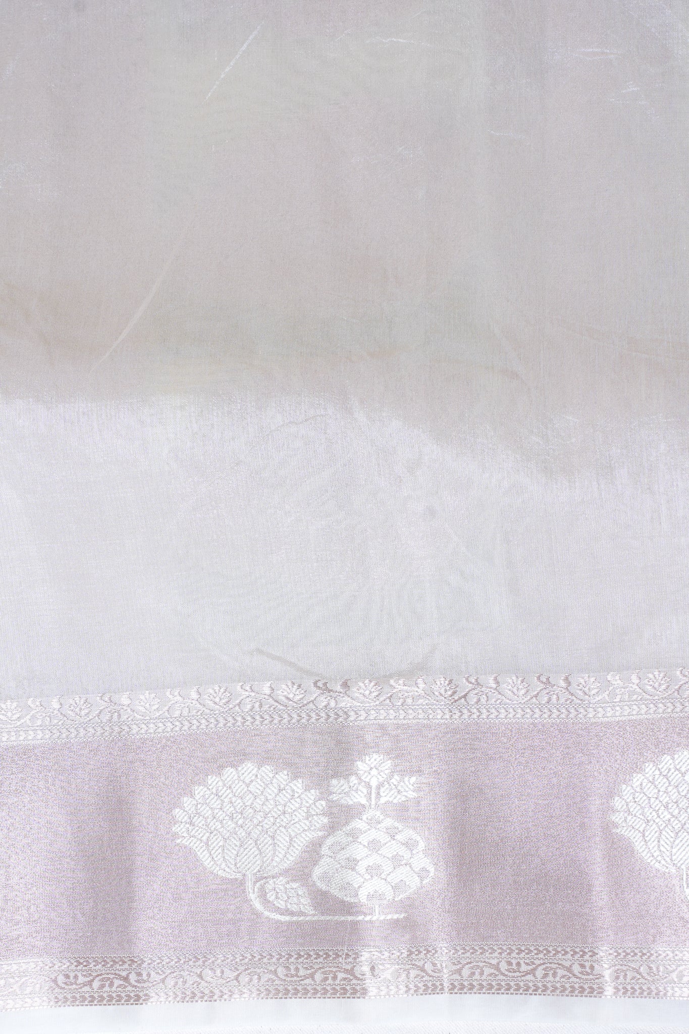 Ivory Warm Silk Banarasi Buta Saree
