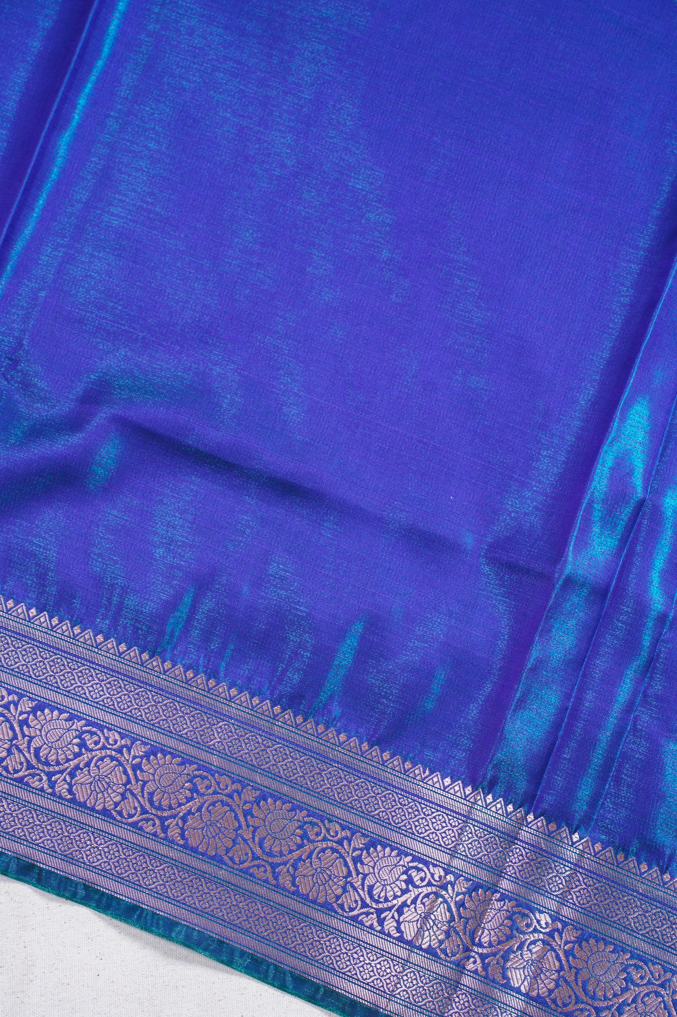 Wine Purple Banarasi Satin Silk Saree with Zari Embroidery Buti Work