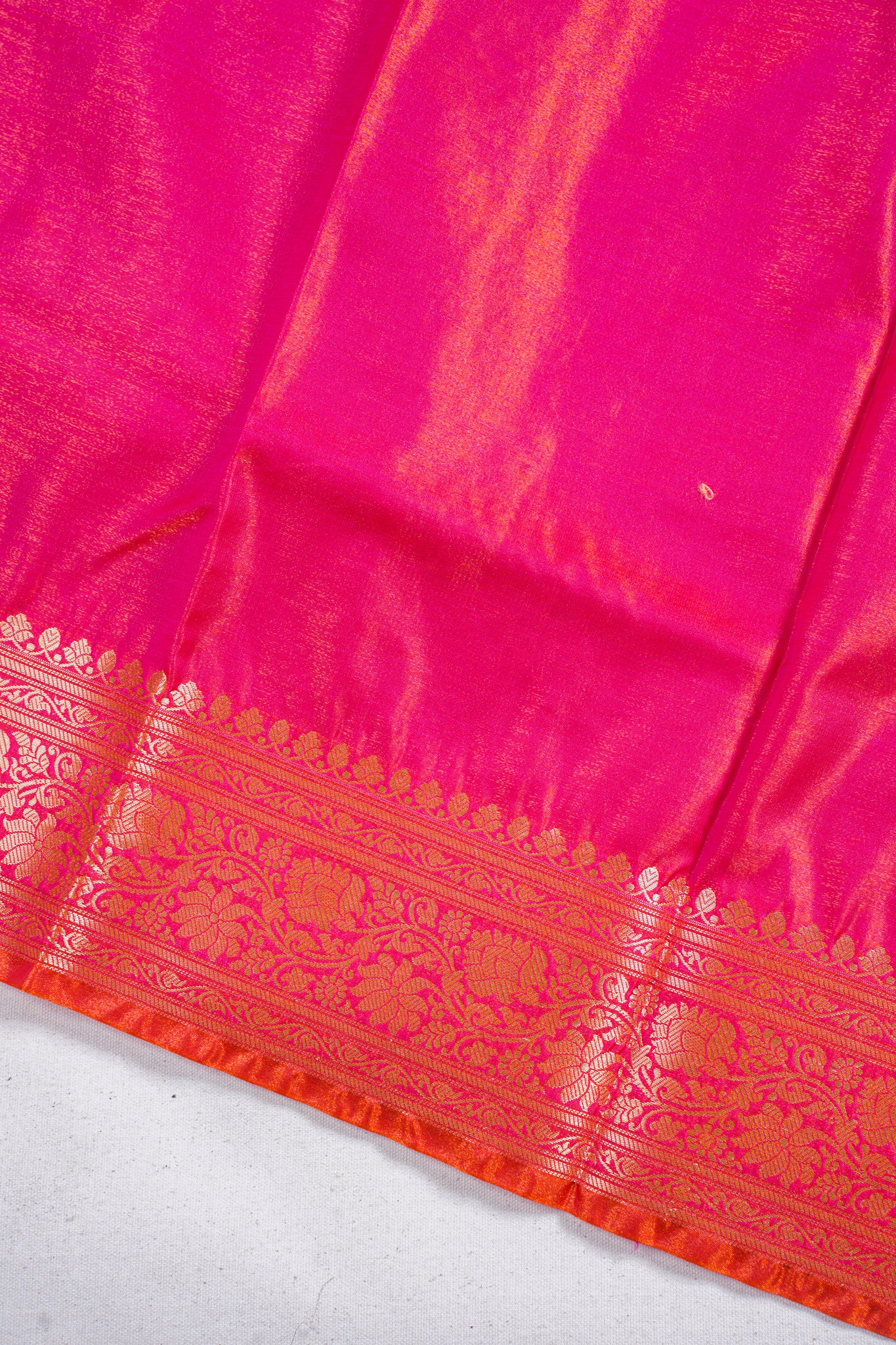 Royal Blue Banarasi Satin Silk Saree with Zari Embroidery Buti Work