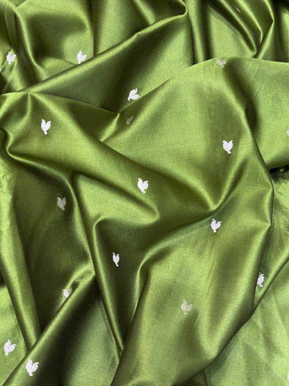Green Mashru Silk Banarasi Saree
