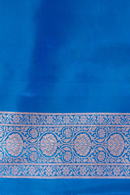 Royal Blue Upada Satin Silk Saree