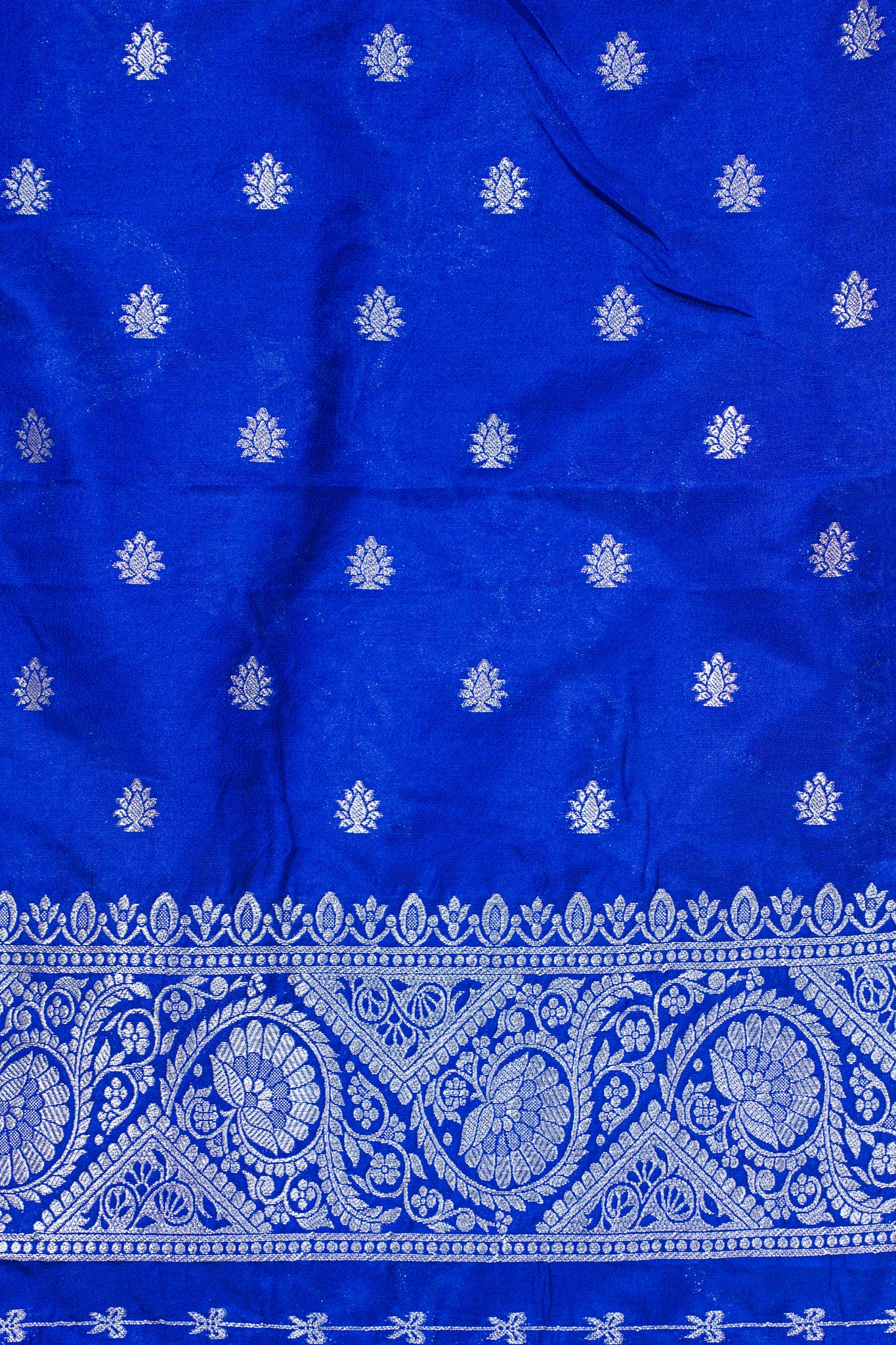 Royal Blue Banarasi Minakari Jaal Saree