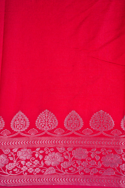 Emerald Green Handloom Banarasi Matka Silk Saree