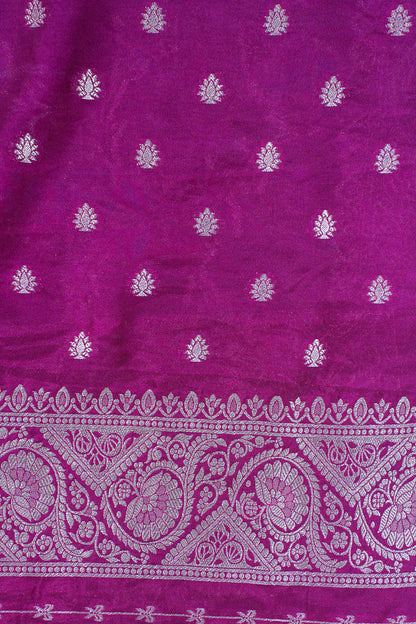 Wine Banarasi Minakari Jaal Saree