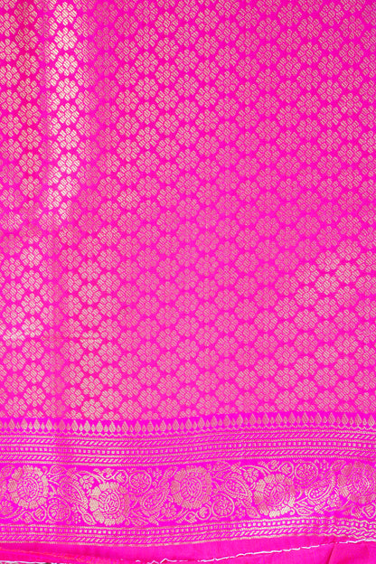 Royal Pink Khimkhab Catogary Banarasi Saree