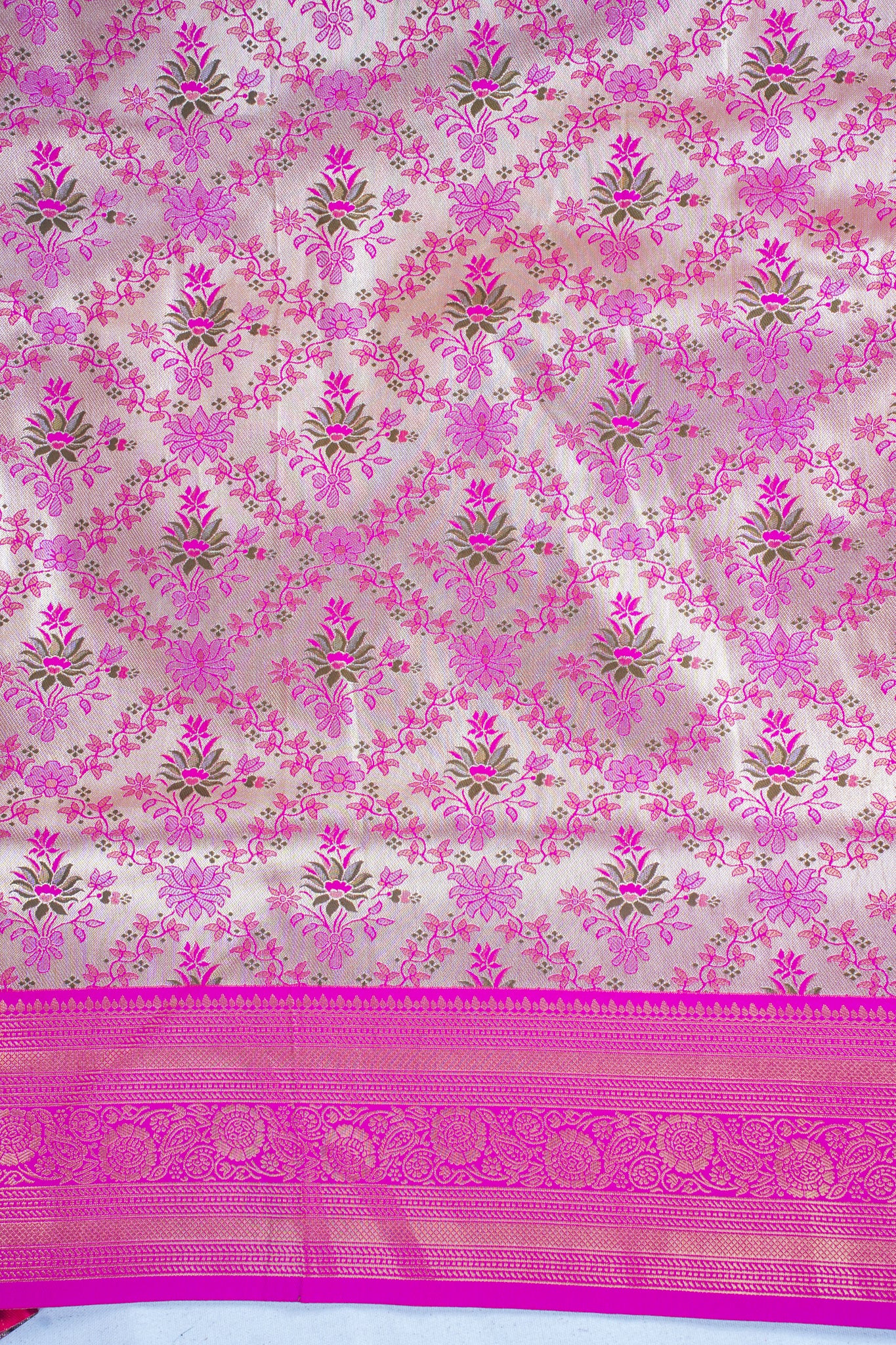 Pink Khimkhab Catogary Banarasi Saree