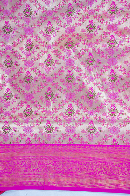 Pink Khimkhab Catogary Banarasi Saree