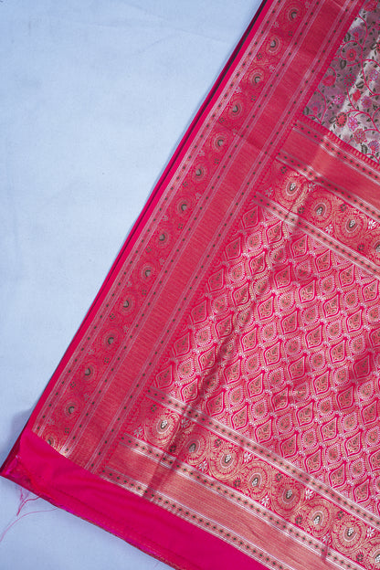 Red Khimkhab Catogary Banarasi Saree