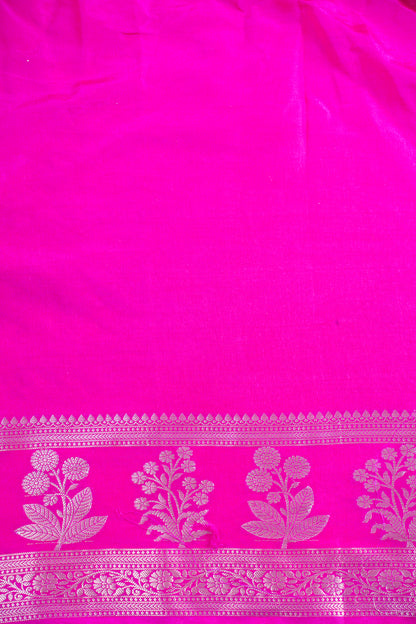 Royal Blue Handloom Banarasi Matka Silk Saree