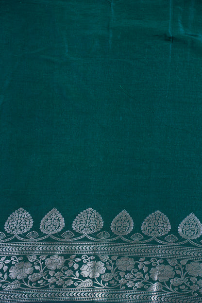 Rani Red Handloom Banarasi Matka Silk Saree