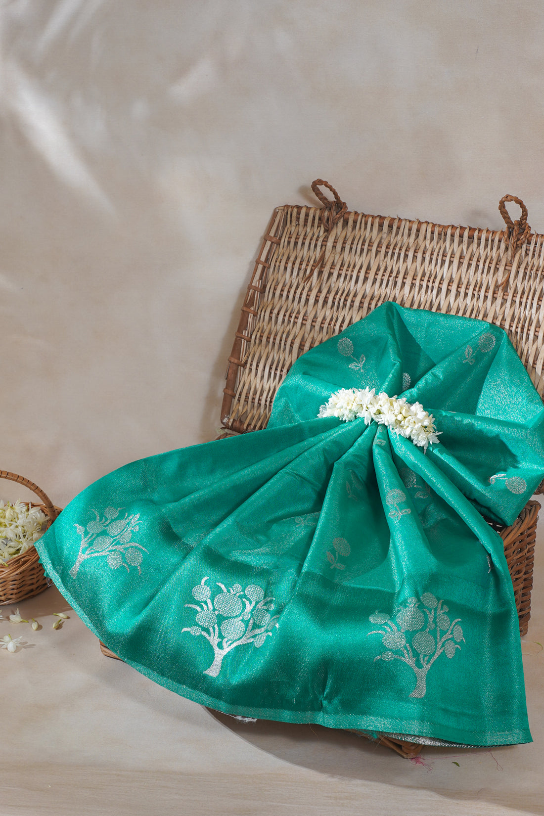 Green Tissue Silk Saree
