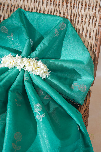 Green Tissue Silk Saree