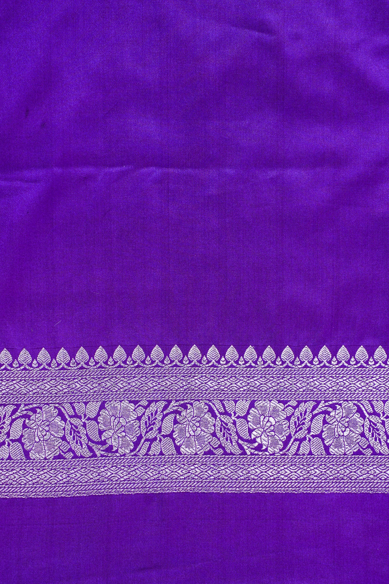 Royal Purple Banarasi Mashru Katan Silk Saree