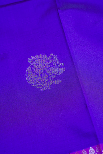 Royal Purple Banarasi Silk Saree with Buta Work