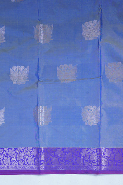 Royal Blue Banarasi Silk Saree with Buta Work