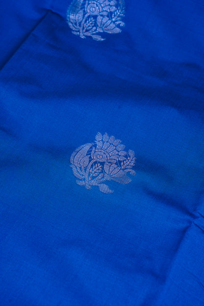 Deep Blue Banarasi Silk Saree with Buta Work