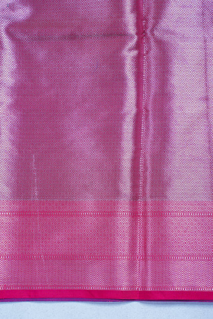 Royal Blue Banarasi Katan Alfi Jaal Saree
