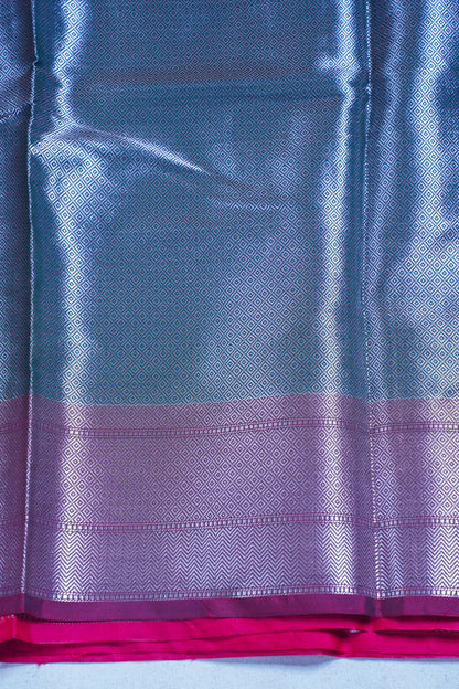 Red Banarasi Katan Alfi Jaal Saree