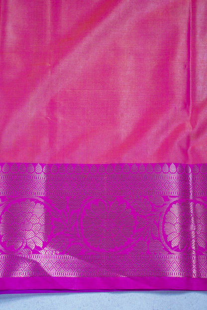 Violet Banarasi Pothampalli Saree