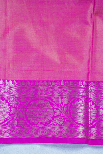 Royal Blue Orange Banarasi Pothampalli Saree
