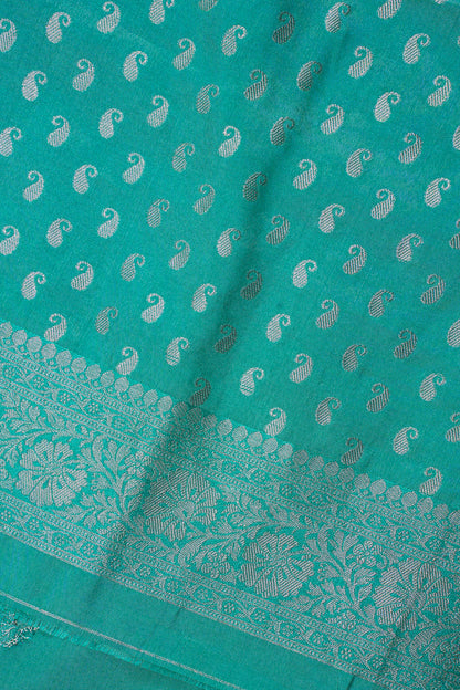 Green Tissue Silk Saree