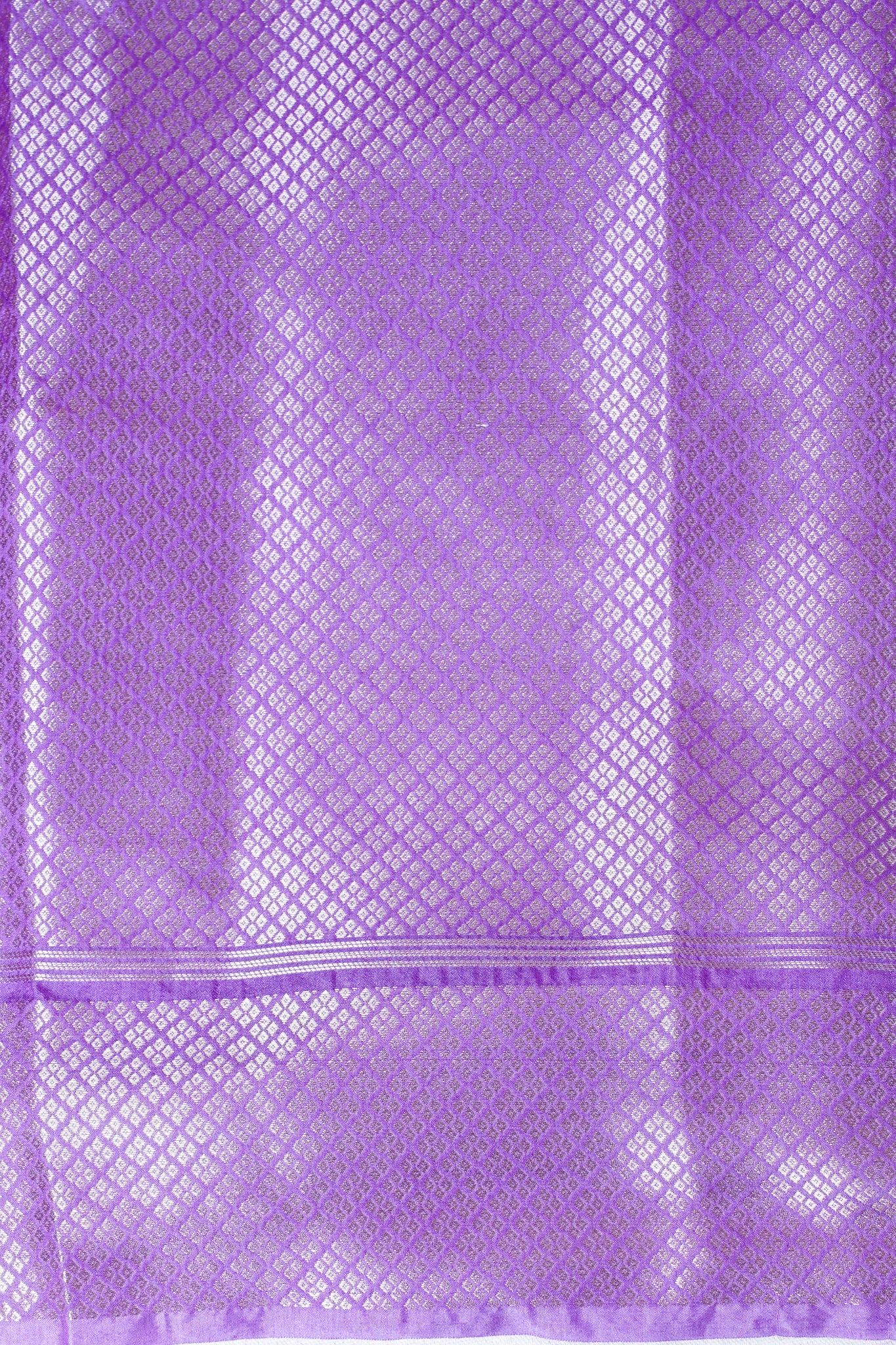 Lavender Warm Silk Banarasi Minakari Buta Saree