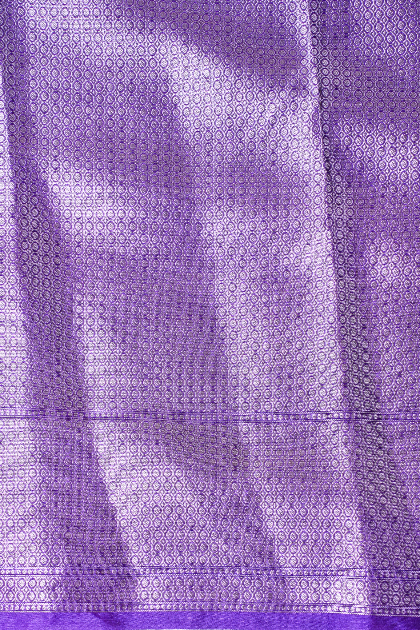 Regal Purple Warm Silk Banarasi Buta Saree