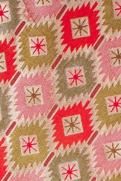 Red &amp; Gold Brocade Banarasi Khimkhab Saree